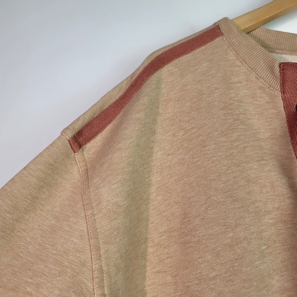 Scotch & Soda tan and pink pullover sweater size large/ XL - Picture 4 of 11